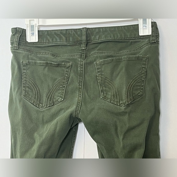 Women’s Hollister Dark Green Super Skinny Jeans. Size 1S W25 L29. - Picture 11 of 15